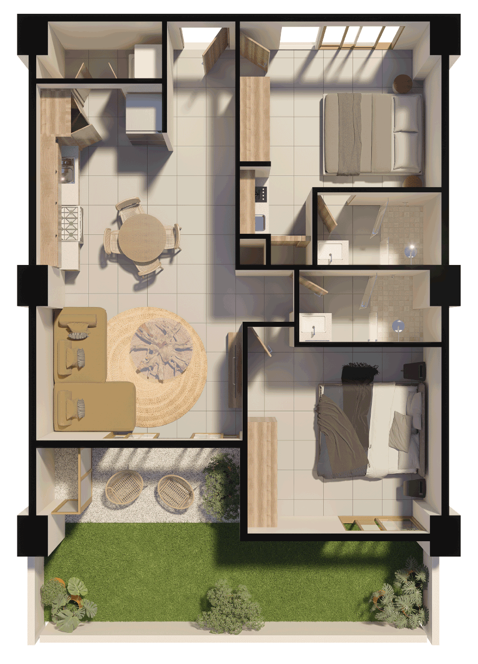 Plano Modelo B Garden